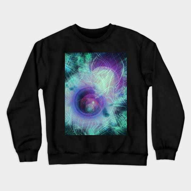 Space Environment Crewneck Sweatshirt by JadeGair